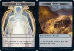 Copy // Treasure Double-sided Token - Foil