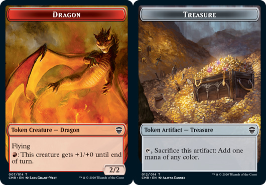 Dragon Token // Treasure Token - Foil