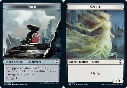 Rock Token // Spirit Token - Foil