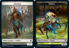 Soldier Token // Thrull Token - Foil