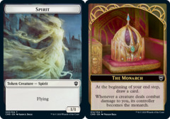 Spirit (003) // The Monarch (014) Double-Sided Token - Foil