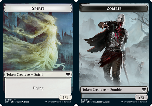 Spirit Token // Zombie Token - Foil