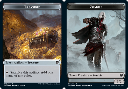 Treasure Token // Zombie Token - Foil