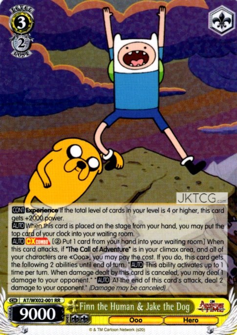 Finn the Human & Jake the Dog - AT/WX02-001 - RR