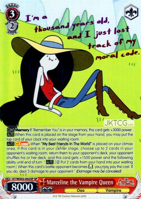Marceline the Vampire Queen - AT/WX02-042SP - SP