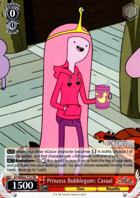 Princess Bubblegum: Casual - AT/WX02-T12 - TD