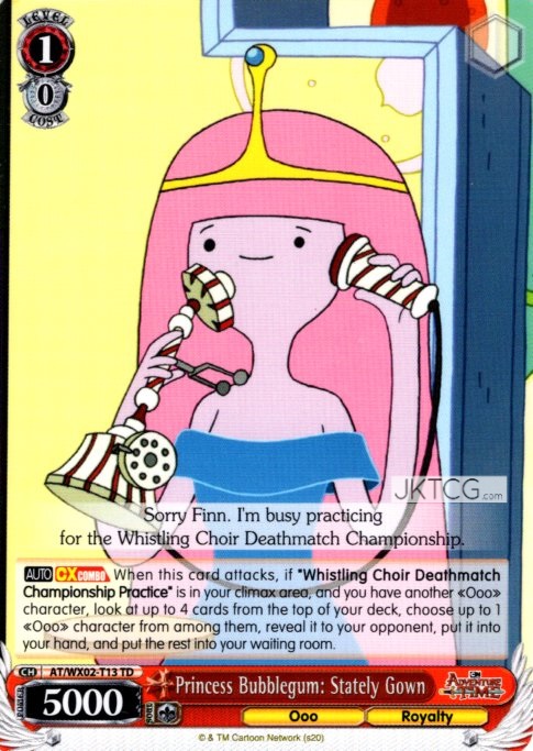 Princess Bubblegum: Stately Gown - AT/WX02-T13 - TD