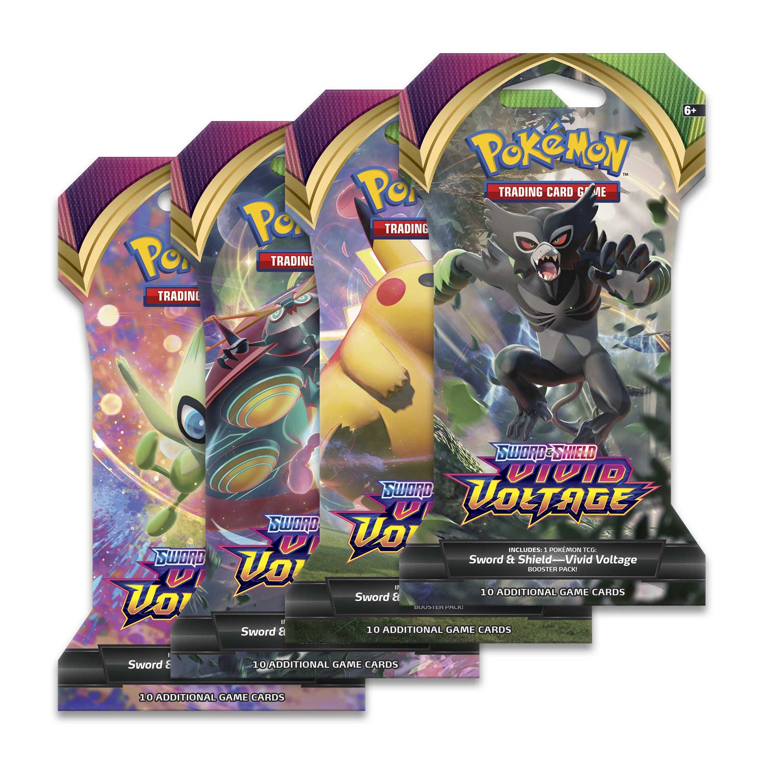 Sword & Shield - Vivid Voltage Sleeved Booster Pack