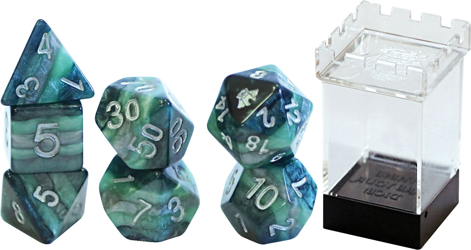 Reality Shard Dice: Might - 7 Dice Polyhedral Set