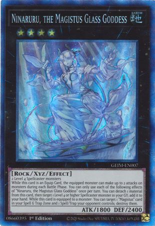 Ninaruru, the Magistus Glass Goddess - GEIM-EN007 - Collectors Rare - 1st Edition