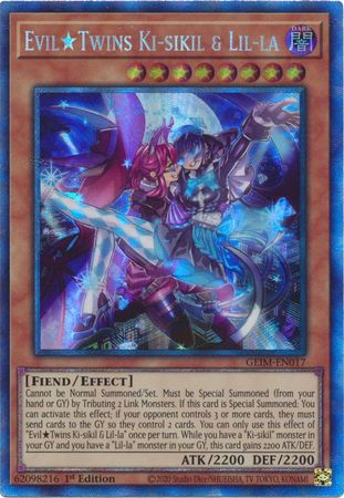 Evil Twins Ki-sikil & Lil-la - GEIM-EN017 - Collectors Rare - 1st Edition