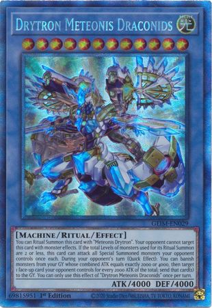 Drytron Meteonis Draconids - GEIM-EN029 - Collectors Rare - 1st Edition