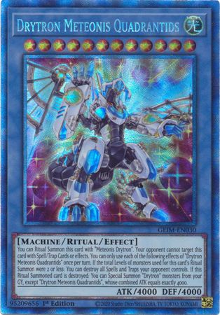 Drytron Meteonis Quadrantids - GEIM-EN030 - Collectors Rare - 1st Edition