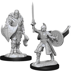 Magic: The Gathering Unpainted Miniatures: Human Berserkers W14