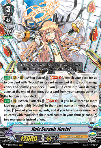 Holy Seraph, Nociel - V-BT12/006EN - RRR