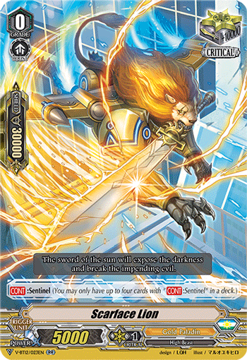 Scarface Lion - V-BT12/023EN - RR
