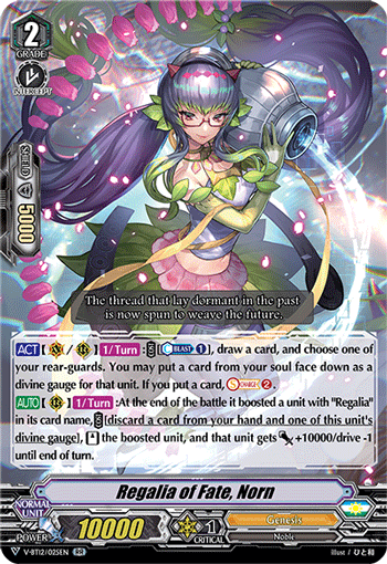 Regalia of Fate, Norn - V-BT12/025EN - RR
