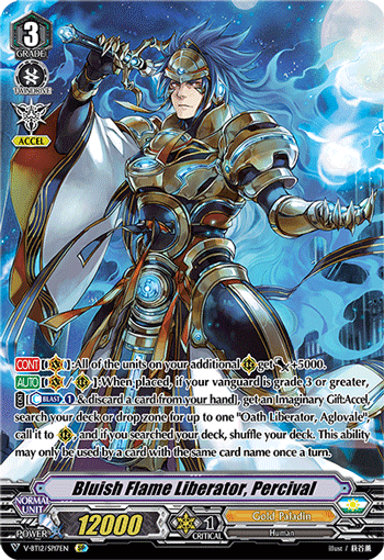 Bluish Flame Liberator, Percival - V-BT12/SP17EN - SP