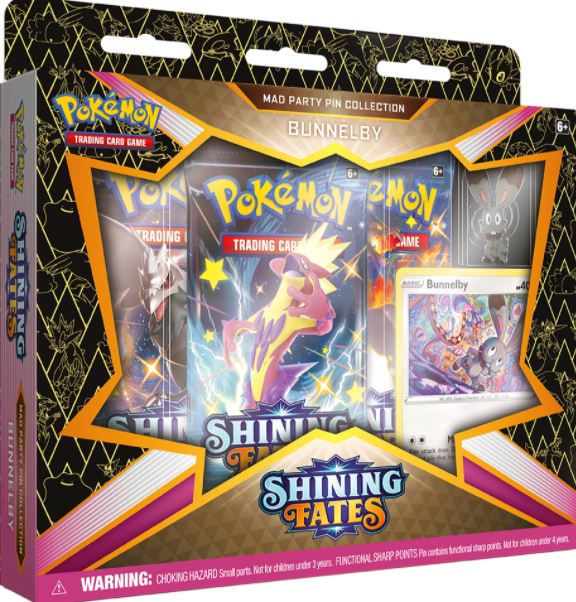 Shining Fates Mad Party Pin Collections - Bunnelby