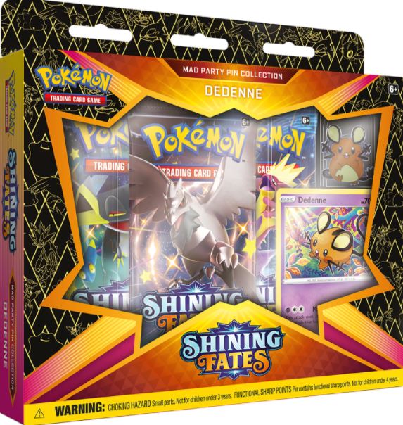 Shining Fates Mad Party Pin Collections - Dedenne
