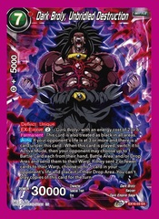 Dark Broly, Unbridled Destruction - EX16-03 - EX - Silver Foil