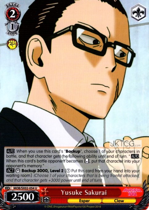 Yusuke Sakurai - MOB/SX02-054 - U