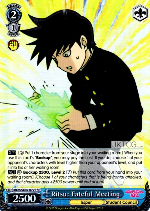 Ritsu: Fateful Meeting (SR) - MOB/SX02-077S - SR