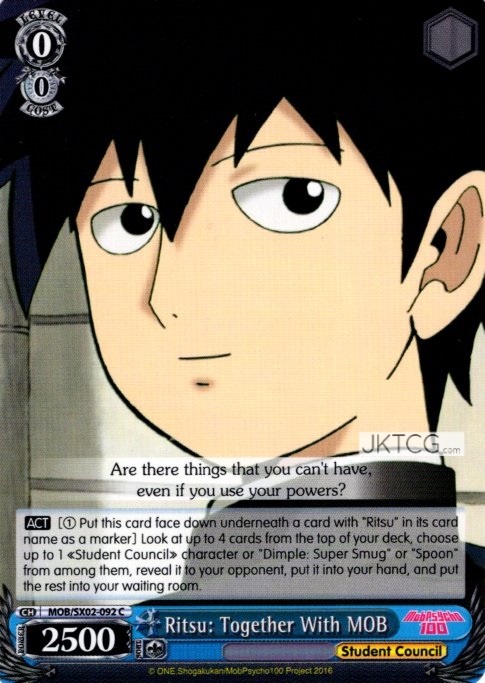 Ritsu: Together with MOB - MOB/SX02-092 - C