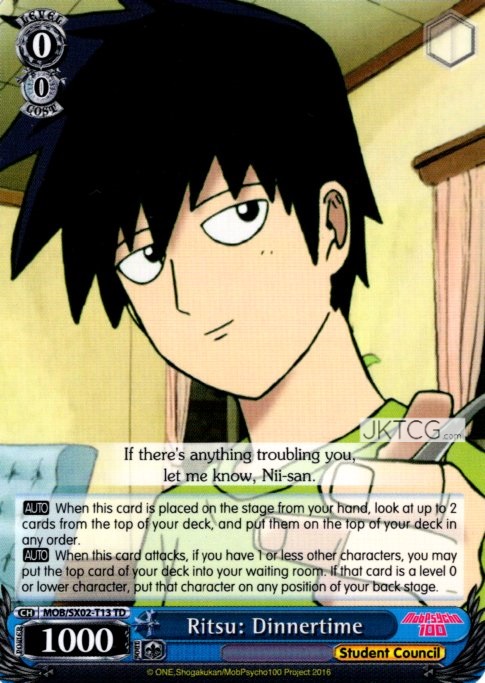 Ritsu: Dinnertime - MOB/SX02-T13 - TD