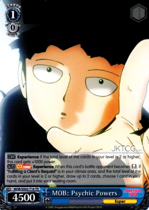 MOB: Psychic Powers - MOB/SX02-T16 - TD