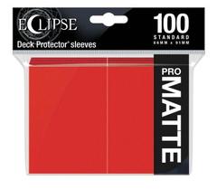 Ultra Pro - Eclipse Pro Matte Standard Sleeves: Apple Red 100ct