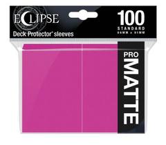 Ultra Pro - Eclipse Pro Matte Standard Sleeves: Hot Pink 100ct