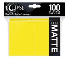 Ultra Pro - Eclipse Pro Matte Standard Sleeves: Lemon Yellow 100ct