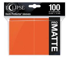 Ultra Pro - Eclipse Pro Matte Standard Sleeves: Pumpkin Orange 100ct