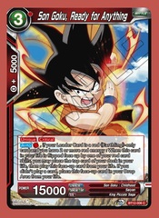 Son Goku, Ready for Anything - BT12-006 - C