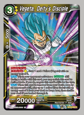 Vegeta, Deitys Disciple - BT12-092 - R