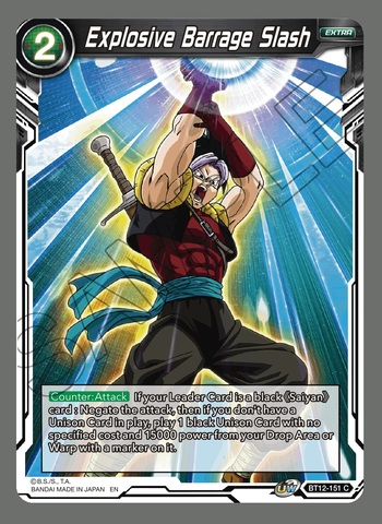 Explosive Barrage Slash - BT12-151 - C