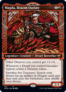 Magda, Brazen Outlaw - Foil - Showcase