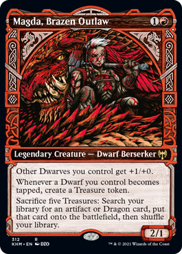 Magda, Brazen Outlaw - Foil - Showcase