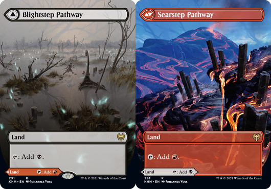 Blightstep Pathway // Searstep Pathway - Foil - Borderless