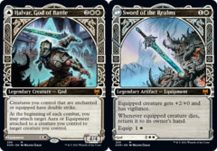 Halvar, God of Battle // Sword of the Realms (299) (Showcase) - Foil