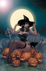 Bettie Page Halloween Sp Ltd Metal Cvr (STL178029)