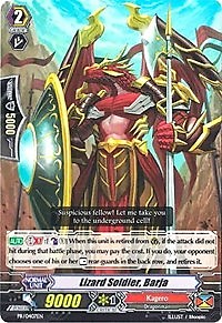 Lizard Soldier, Barja - PR/0407EN -  PR