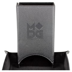 Metallic Dice Games Black Fold Up Dice Tower