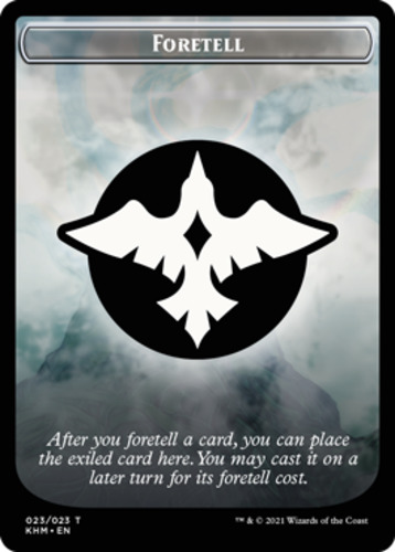 MTG 10 Foretell (Helper Card), NM-Mint, English Kaldheim