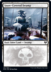 Snow-Covered Swamp (281) (Kaldheim) - Foil