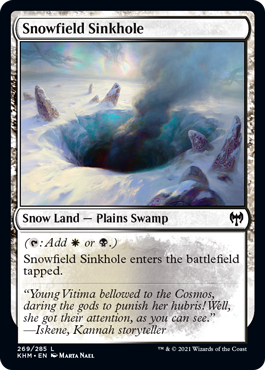 Snowfield Sinkhole - Foil