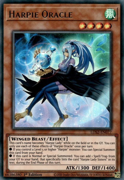 Harpie Oracle - LDS2-EN077 - Ultra Rare - 1st Edition