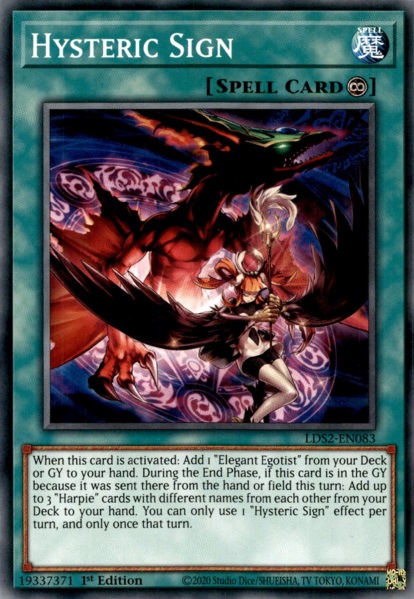 Hysteric Sign - LDS2-EN083 - Common - 1st Edition