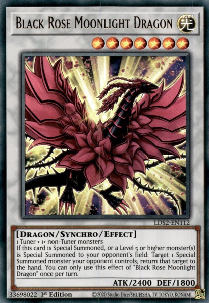 Black Rose Moonlight Dragon - LDS2-EN112 - Ultra Rare - 1ere edition // Legendary Duelist: Season 2 - LDS2